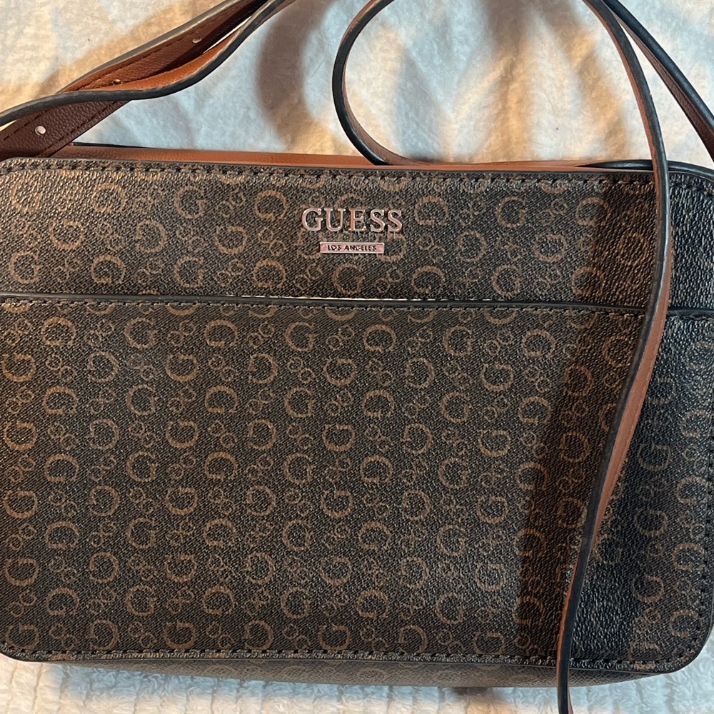 Guess Brown Cross Body Shoulder Bag